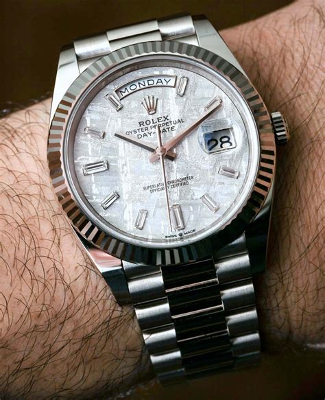 rolex day date 40 price|40 mm rolex date just.